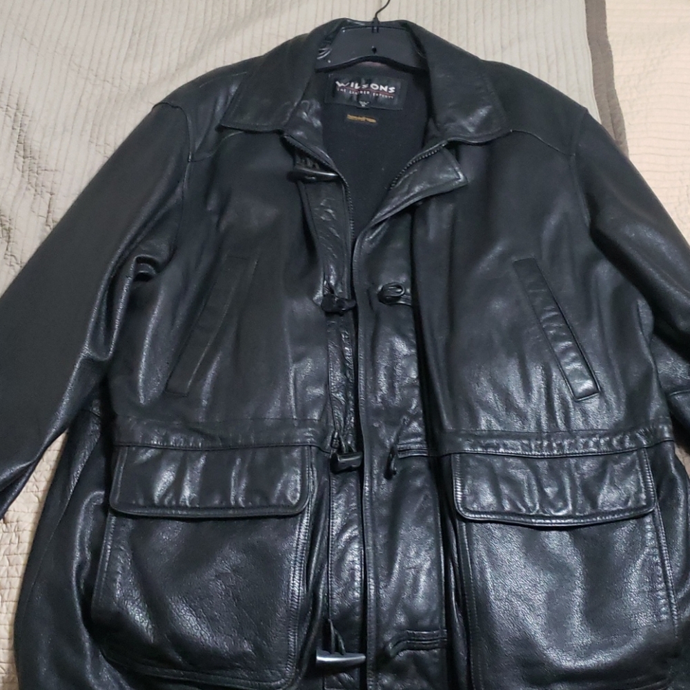 Mens Wilson's Leather Jacket Xl